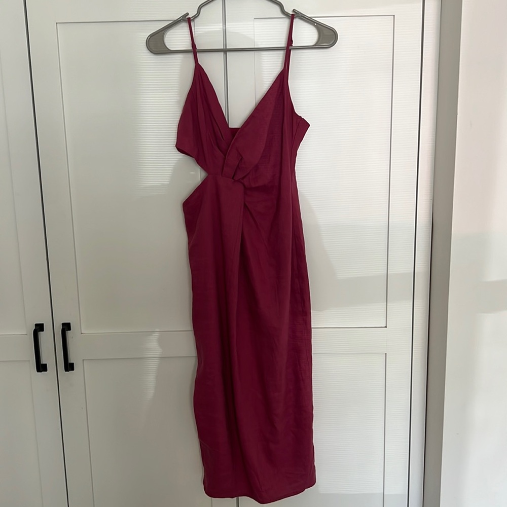 ASTR Mauve Midi Dress Size S